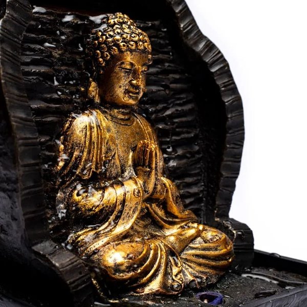 Betender Buddha Springbrunnen Tischbrunnen